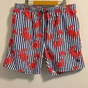 Men’s US Polo Assn crab swim trunks  board shorts lined size XL